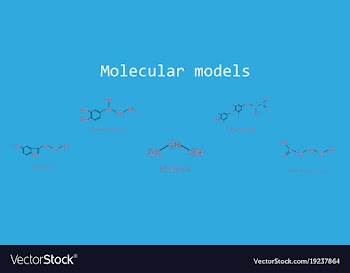 Chemical formulas of food and cosmetic vector image