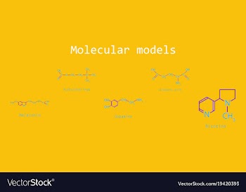 Chemical formulas of food and cosmetic vector image
