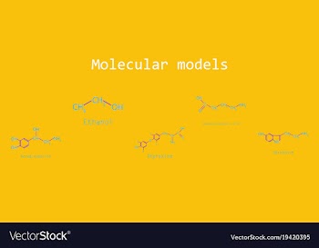 Chemical formulas of food and cosmetic vector image