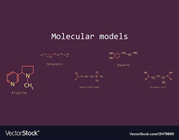 Chemical formulas of food and cosmetic vector image