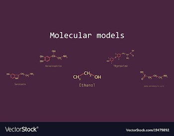 Chemical formulas of food and cosmetic vector image