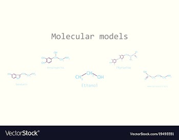 Chemical formulas of food and cosmetic vector image