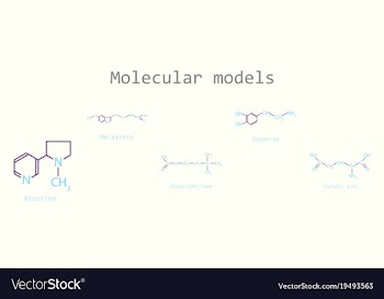 Chemical formulas of food and cosmetic vector image