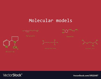 Chemical formulas of food and cosmetic vector image