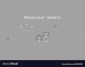Chemical formulas of food and cosmetic vector image