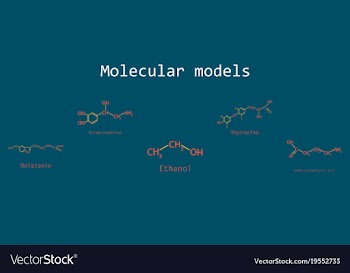 Chemical formulas of food and cosmetic vector image