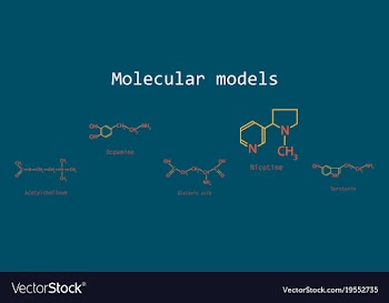 Chemical formulas of food and cosmetic vector image