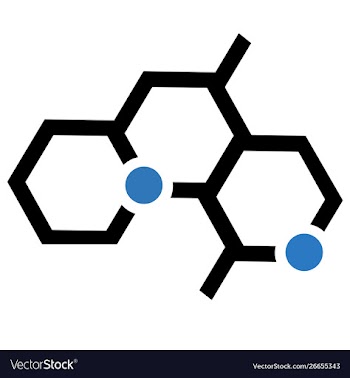 Chemistry formula icon vector image