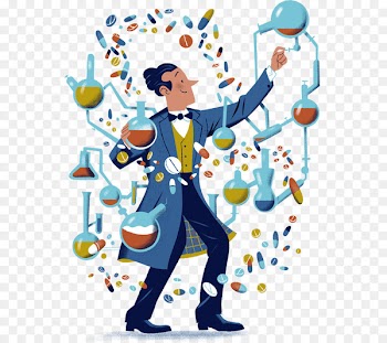 Chemistry Science Design Cartoon Illustration - science 