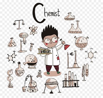 Chemistry Science Scientist Illustration - Vector Little Scientist 
