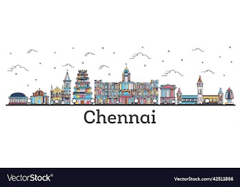 chennai city outline