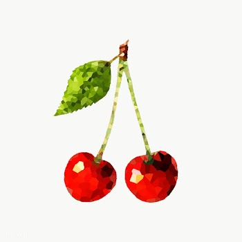 Cherries crystallized style illustration | Free  transparent png - 2347214
