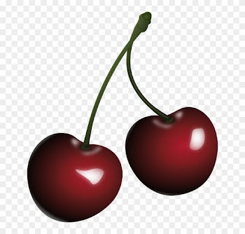 Cherries Fruit Red Sweet Delicious Healthy Food - Black Cherry Clipart