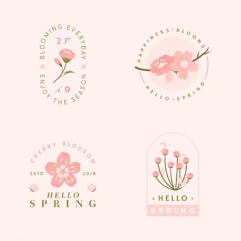 Cherry blossom background collection | Free stock vector - 566017