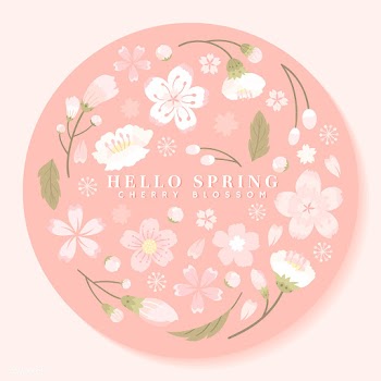 Cherry blossom background illustration | Free stock vector - 565988