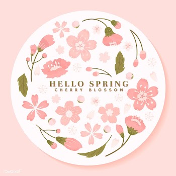 Cherry blossom background illustration | Free stock vector - 565995