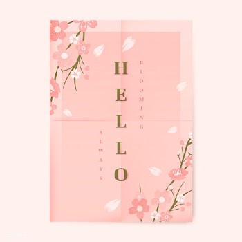 Cherry blossom background illustration | Free stock vector - 566007