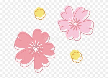 Cherry Blossom Book Illustration Clip Art - 桜 イラスト フリー かわいい