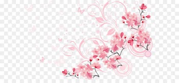Cherry blossom Euclidean vector - Beautiful cherry blossoms 