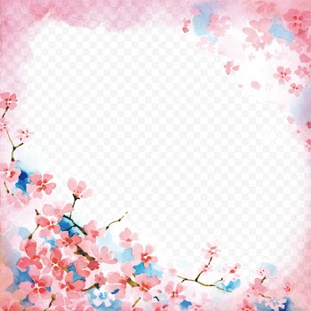 Cherry blossom Watercolor painting - Cherry blossoms 