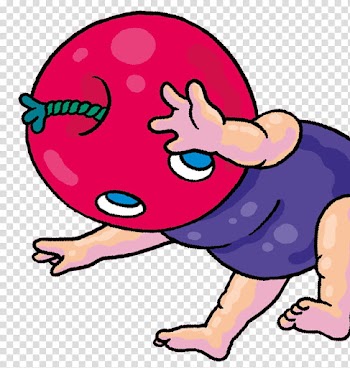 Cherry Bomb, apple fruit character art transparent background PNG clipart