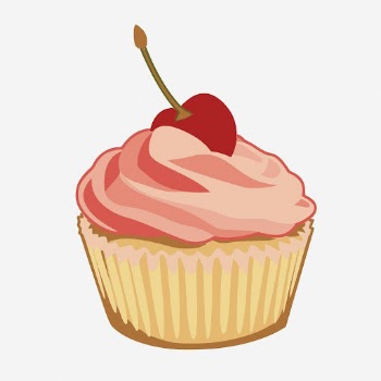 Cherry cupcake clipart illustration. Free | Free Photo - rawpixel