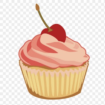Cherry cupcake png sticker illustration, | Free PNG - rawpixel