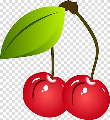 Cherry Fruit , Hand-painted cherry pattern transparent background PNG clipart