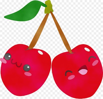 cherry heart clip art plant fruit