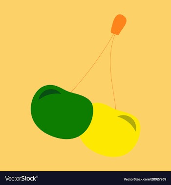 Cherry icon fruit sweet cherries fresh healthy vector image