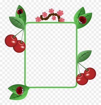 Cherry Picture Frame Fruit Clip Art - Cherry Frame Cartoon
