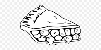 Cherry Pie Pumpkin Pie Apple Pie Blueberry Pie Apple - Free Clip Art Food Black And White