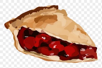 Cherry pie slice png sticker | Free PNG - rawpixel