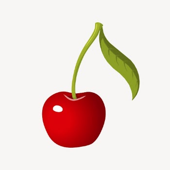 Cherry sticker, fruit illustration psd. | Free PSD - rawpixel