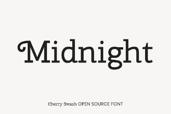 Cherry Swash open source font | Free Font Add-on - rawpixel