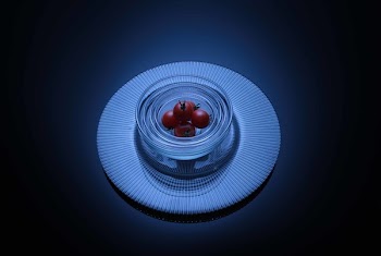 Cherry Tomatoes on Clear Glass Bowl