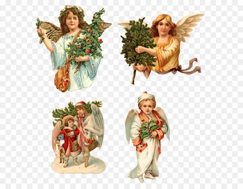Cherub Angel Christmas Easter Bunny Clip art - angel 