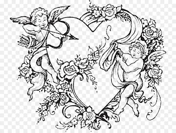 Cherub Angel Rubber stamp Clip art - angel 
