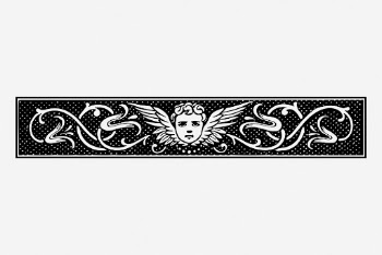 Cherub ornament divider, vintage decorative | Free Photo - rawpixel