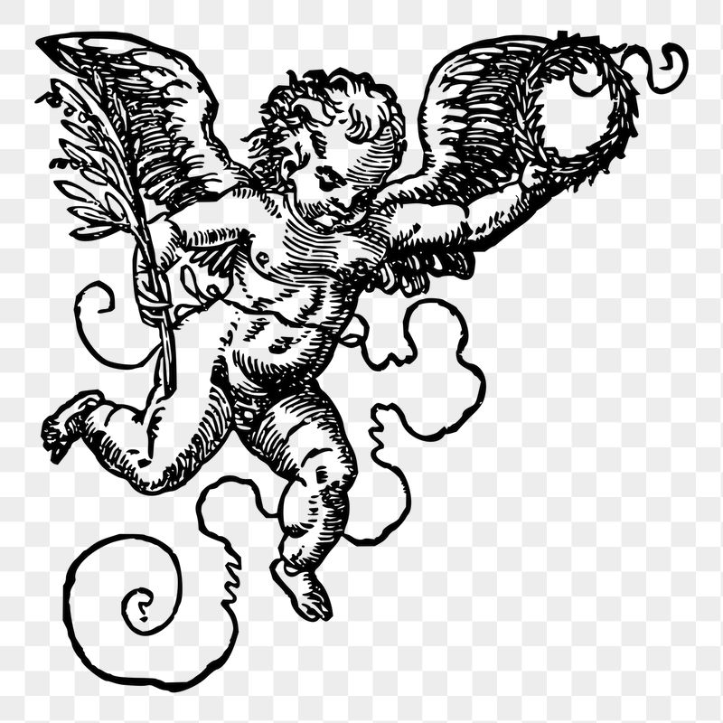 Cherub png sticker, vintage illustration, | Free PNG - rawpixel