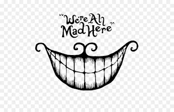 Cheshire Cat T-shirt Wall decal Sticker - wonderland 
