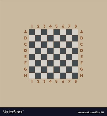 Chess board vector image
