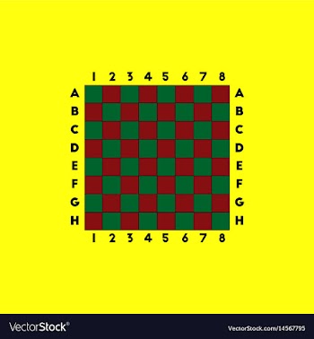 Chess board vector image