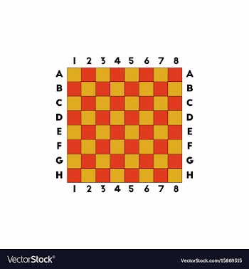 Chess board vector image