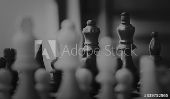Chess game business strategy concept