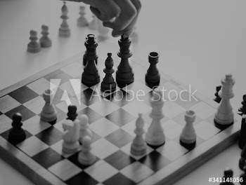 Chess game business strategy concept