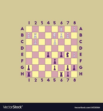 Chess game vector image