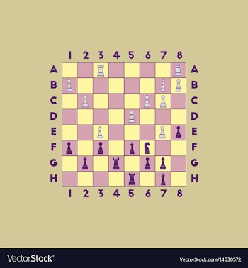 Chess game vector image