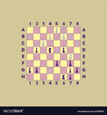 Chess game vector image