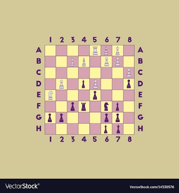 Chess game vector image